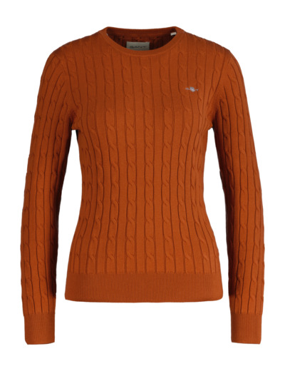 Strech Cotton Cable C-Neck