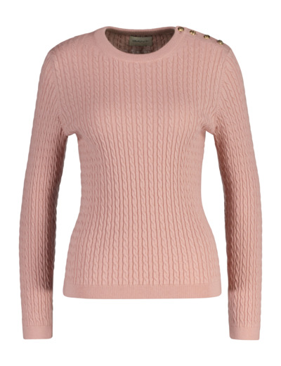 GANT Mini Cable Knit C-Neck