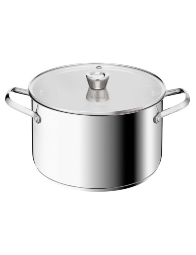 Emotion Plus SS Uncoated XL pot 26 cm/7,7 l. w. lid