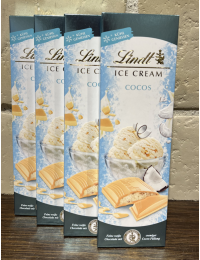 Lindt Cocos Ice Cream Tablet 4x