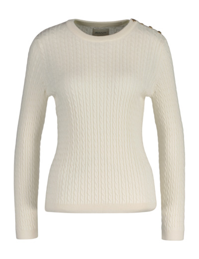 GANT Mini Cable Knit C-Neck
