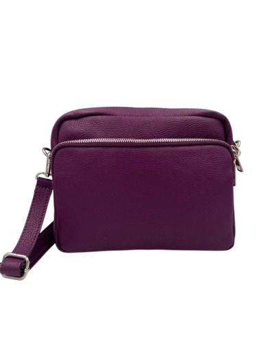 Nahkaolkalaukku Burgundy T035