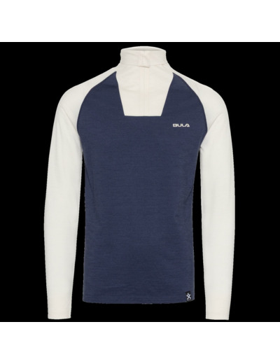Retro Merino Wool Halfzip Sweater