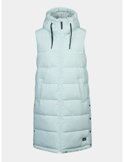 Halti naisten pitkä puffer liivi
