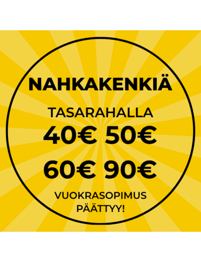 Nahkakenkiä tasarahalla