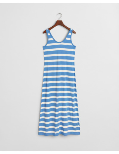 Striped Fluid Jersey Dress