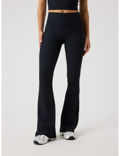 STUDIO RIBBED FLARE TIGHTS REGULAR