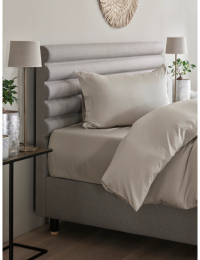 TEMPUR Luxe Cotton Sateen Fitted Bed Sheet 180x200x40cm