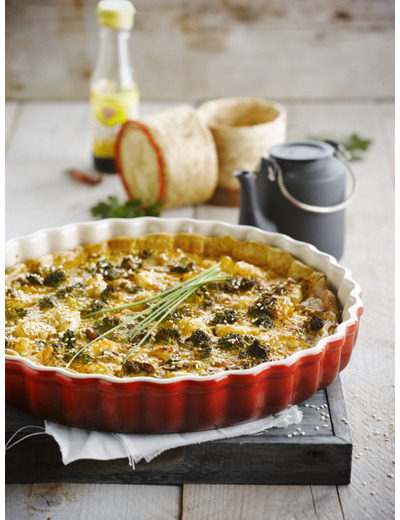 Stoneware Fluted Flan Dish