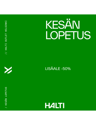 Halti kesän lopetus 19.-31.8.