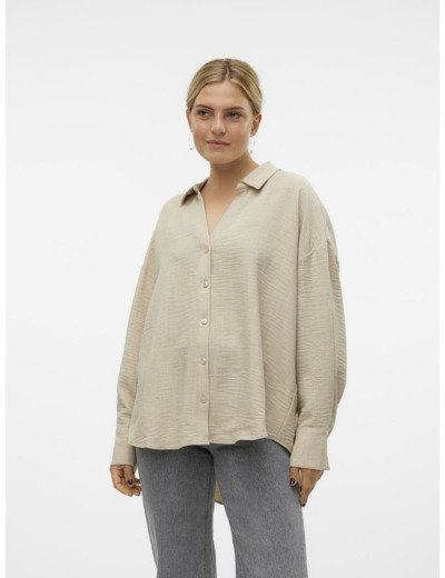 Loose Fit Shirt Collar Long Sleeves (L/S)