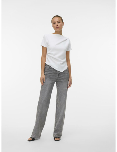 Regular Fit Boat Neck CAP Sleeves (C/S)