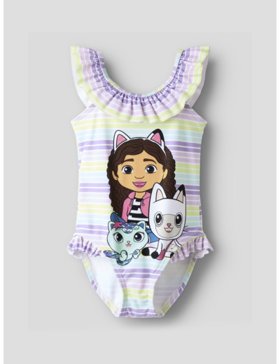 NMFPMELISA GABBY SWIMSUIT SKY