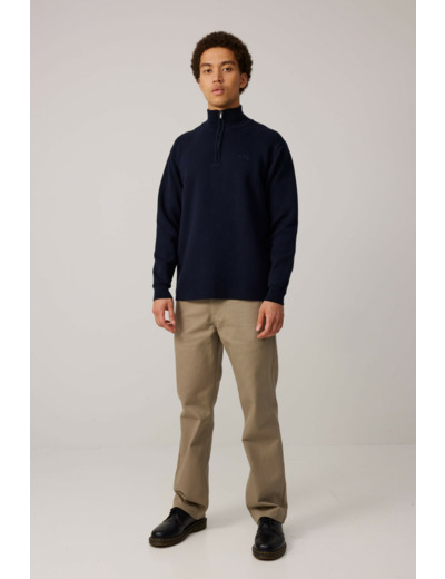 Coal Half Zip Knit