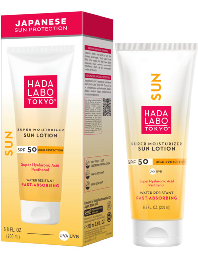 HADA LABO TOKYO Super Moisturizer Sun Lotion SPF 50 200ml