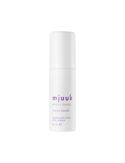 MJUUK NAKED SENSE FRAGRANCE-FREE VOLUME MOUSSE 50ML