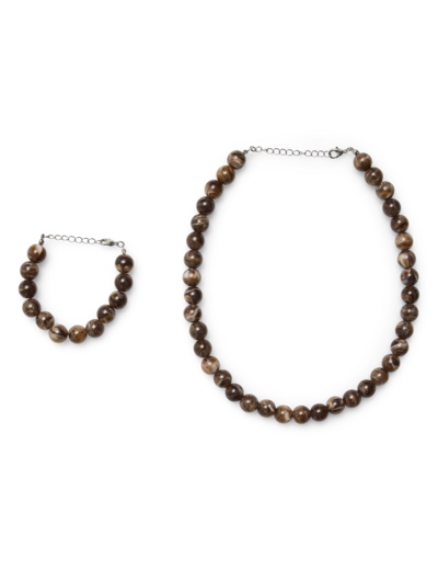 VMROSALIA HORN NECKLACE/BRACLET 2-PACK