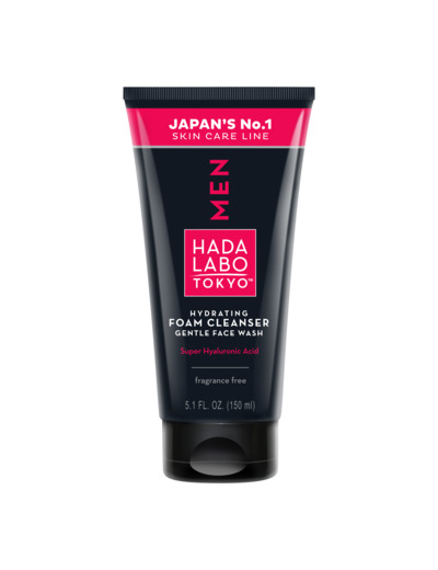 HADA LABO TOKYO MEN Hydrating Foam Cleanser Gentle Face Wash 150ml