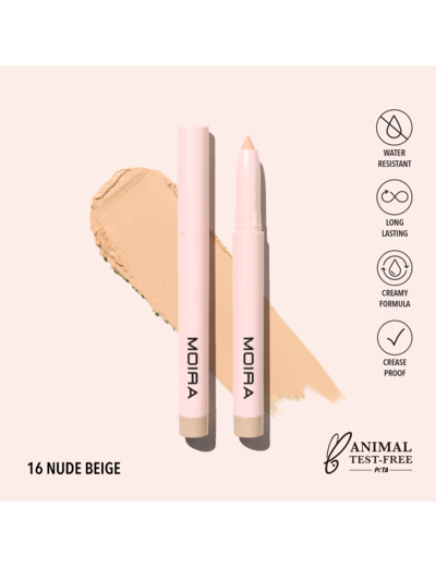 MOIRA At Glance Stick Shadow 016 Nude Beige
