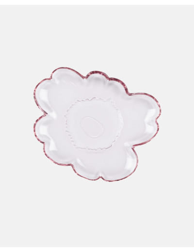 B-laatuinen Unikko lasilautanen 20 cm