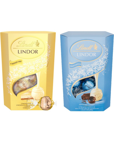 LINDOR Cheese Cake & Stracciatella 200g