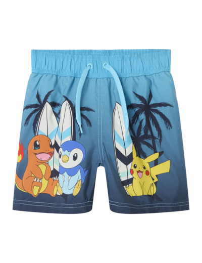 NMMPMCCOY POKEMON LONG SWIMSHORTS SKY