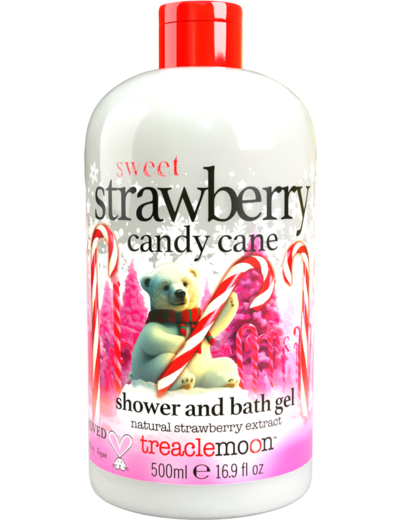 Treaclemoon Strawberry Candy Cane Shower Gel 500ml