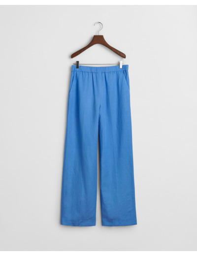 Linen Blend Pull On Pants