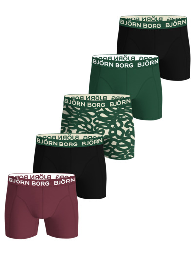 COTTON STRETCH BOXER 5p