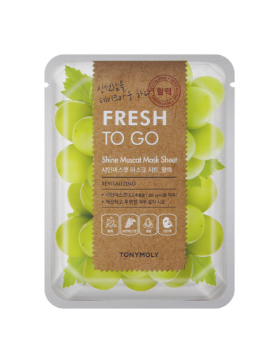 Tonymoly Fresh To Go Shine Muscat Mask Sheet