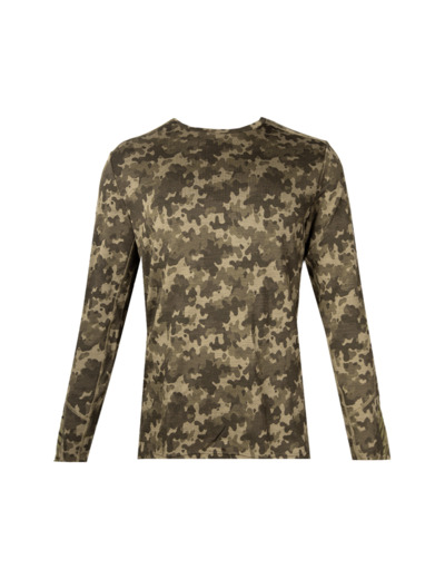 LIFA MERINO MID CAMO CREW