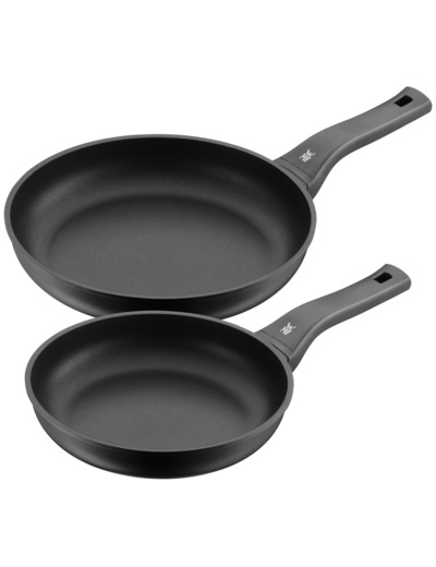PermaDur Excellent fry pan 24+28 cm set, bakelite handle