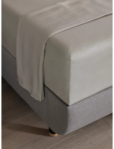 TEMPUR Luxe Cotton Sateen Fitted Bed Sheet 160x200x40cm