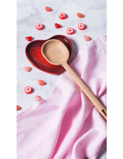 Stoneware Heart Spoon Rest