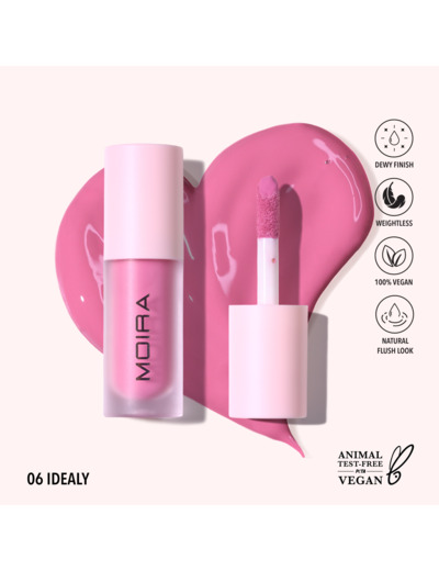 MOIRA Love Steady Liquid Blush 006 Idealy