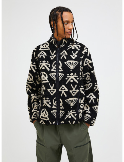 Graphic fleece