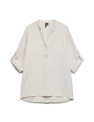 Loose Fit V-Neck 3/4 Sleeves (3/4)