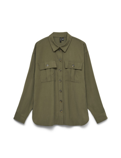 Loose Fit Shirt Collar Long Sleeves (L/S)