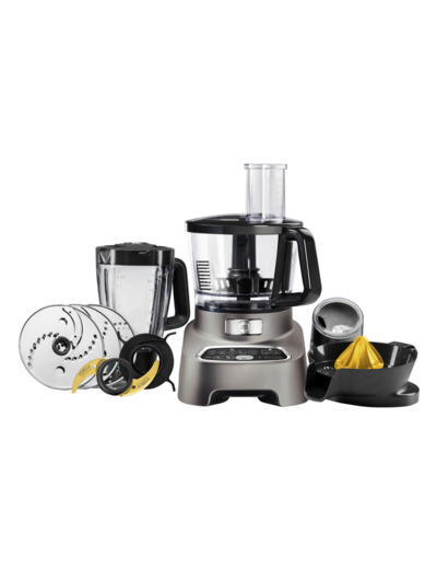 Double force pro digital food processor 1000 W titanium