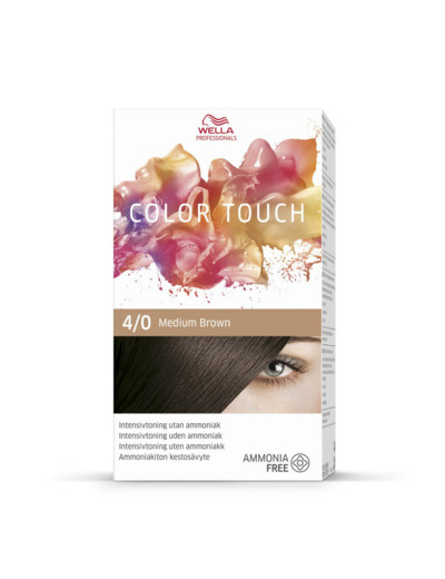 Wella Color Touch Pure Naturals Medium Brown 4/0 (NEW)
