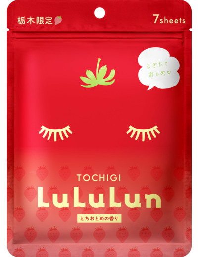 LuLuLun Premium Sheet Mask Tochigi Strawberry 7-pack