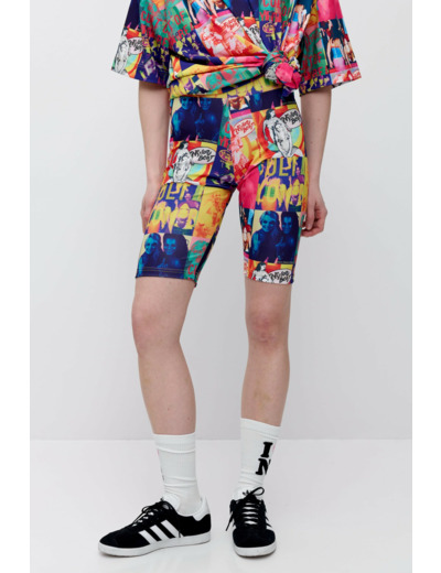 Nylon Biker Shorts