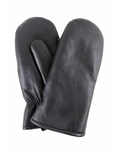 Mimi leathermittens with furlining