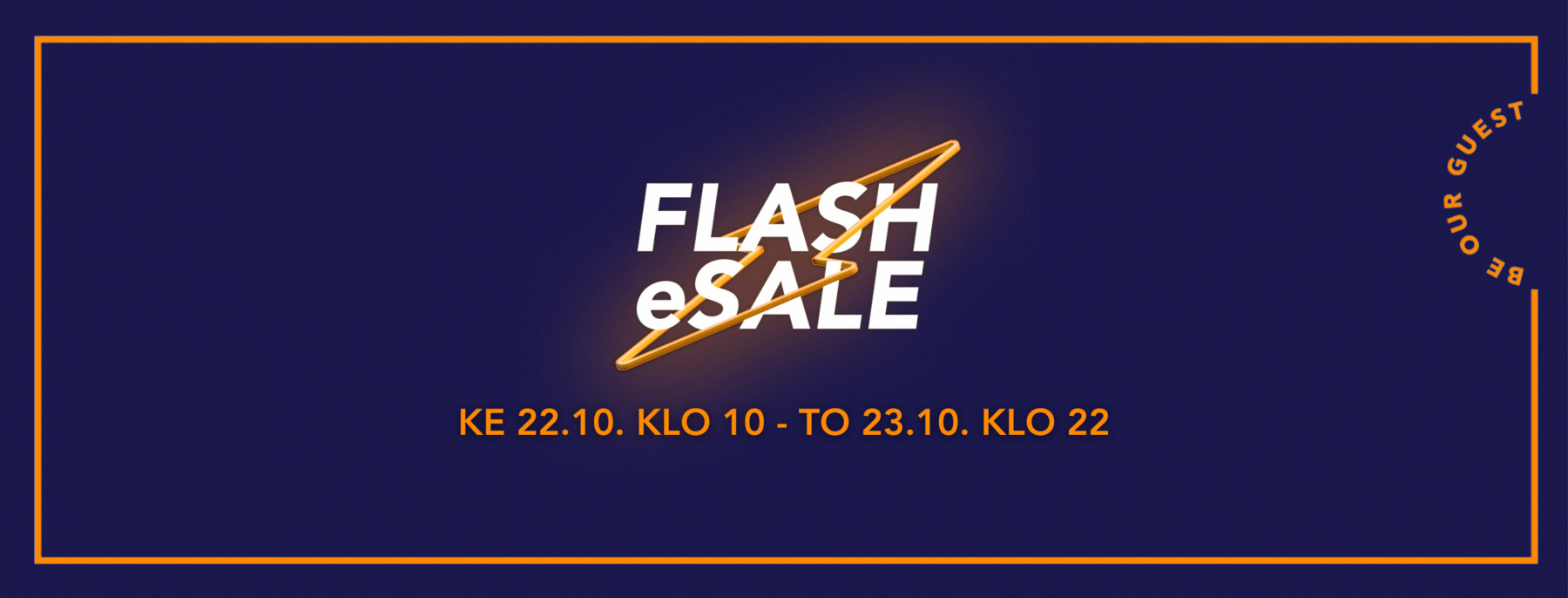 Flash Sale kampanja verkossa ke 22.10. klo 10 - to 23.10. klo 22