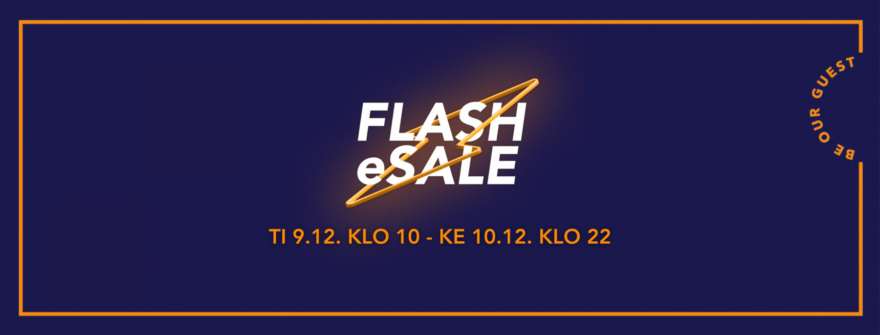 Flash Sale kampanja verkossa ti 9.12. klo 10 - ke 10.12. klo 22