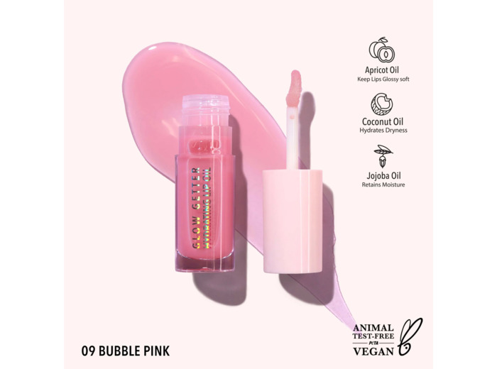 MOIRA Glow Getter Hydrating Oil 009 Bubble Pink