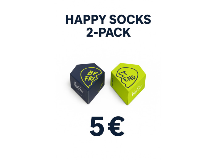 HAPPY SOCKS Best Friends-lahjapaketti, 2-pack