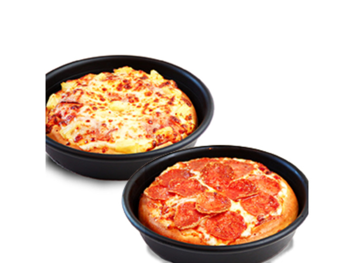 Kaksi Mini Pan Pizzaa 10€