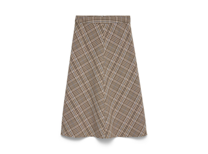 VMCELESTE MW LONG CHECK SKIRT