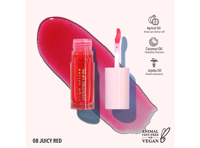 MOIRA Glow Getter Hydrating Oil 008 Juicy Red